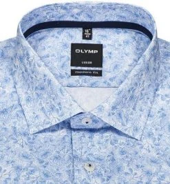 OLYMP Luxor Modern Fit 69EL 1211/79/11 Hemd, Baumwolle, Extra langer Arm, Bleu gemustert, Bleu 6 OLYMP Luxor Modern Fit 69EL 1211/79/11 Hemd, Baumwolle, Extra langer Arm, Bleu gemustert, Bleu -hemdenverkauf 368472 norm2
