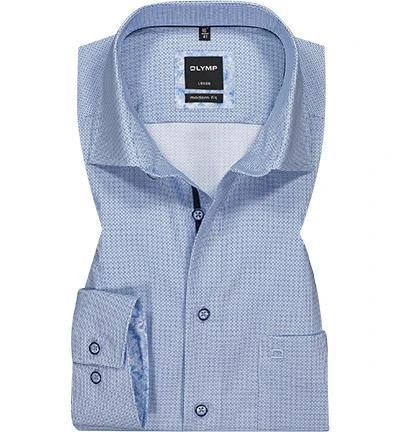 OLYMP Luxor Modern Fit 69EL 1209/79/11 Hemd, Baumwolle, Extra langer Arm, Bleugemustert, Bleu 2 OLYMP Luxor Modern Fit 69EL 1209/79/11 Hemd, Baumwolle, Extra langer Arm, Bleugemustert, Bleu – Bild 2