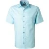 ETERNA Hemd 3270/C15K/62 Kurzarmhemd, Modern Fit, Baumwolle, Türkis, Hellblau