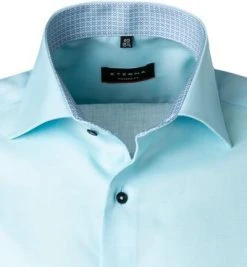 ETERNA Hemd 3270/C15K/62 Kurzarmhemd, Modern Fit, Baumwolle, Türkis, Hellblau -hemdenverkauf 368584 norm2