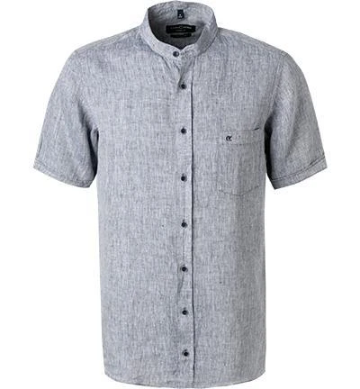 CasaModa Hemd 913655800/103 Kurzarmhemd, Casual Fit, Reines Leinen, Navy meliert, Navy 2 CasaModa Hemd 913655800/103 Kurzarmhemd, Casual Fit, Reines Leinen, Navy meliert, Navy – Bild 2