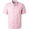 Marc O'Polo Hemd 124 7275 41150/M60 Kurzarmhemd, Regular Fit, Bio Baumwolle, Rosa, Malve