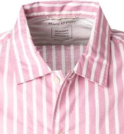 Marc O'Polo Hemd 124 7275 41150/M60 Kurzarmhemd, Regular Fit, Bio Baumwolle, Rosa, Malve -hemdenverkauf 368634 norm2