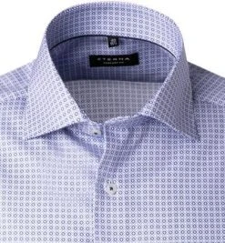 ETERNA Hemd 3424/K19K/12 Kurzarmhemd, Comfort Fit, Baumwolle, Flieder gemustert, Blau 6 ETERNA Hemd 3424/K19K/12 Kurzarmhemd, Comfort Fit, Baumwolle, Flieder gemustert, Blau -hemdenverkauf 368650 norm2