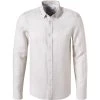 Calvin Klein Hemd K10K107110/AEV Slim Fit, Leinen-Baumwolle, Hellbeige meliert, Hellbeige