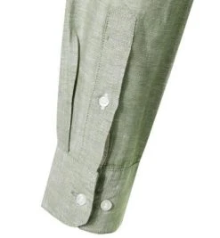 Calvin Klein Hemd K10K107110/MSS Slim Fit, Leinen-Baumwolle, Khaki meliert, Khaki -hemdenverkauf 368655 norm5