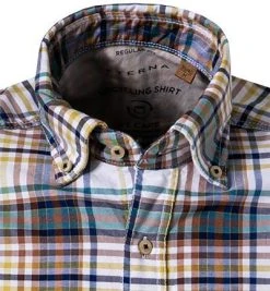ETERNA Hemd 2449/WS9B/63 Kurzarmhemd, Regular Fit, Baumwolle, Multicolour kariert, Multicolour -hemdenverkauf 368675 norm2