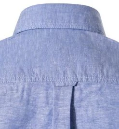 ETERNA Hemd 2450/WS9B/14 Kurzarmhemd, Regular Fit, Leinen-Baumwolle, Blau meliert, Blau -hemdenverkauf 368678 norm3