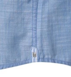 Pierre Cardin Hemd 53916/000/27175/9001 Kurzarmhemd, Modern Fit, Baumwolle, Himmelblau meliert, Himmelblau -hemdenverkauf 368703 norm3