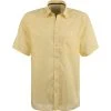 OLYMP Luxor Comfort Fit 1011/72/51 Kurzarmhemd, Popeline, Gelb gemustert, Gelb