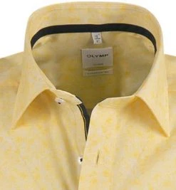 OLYMP Luxor Comfort Fit 1011/72/51 Kurzarmhemd, Popeline, Gelb gemustert, Gelb 6 OLYMP Luxor Comfort Fit 1011/72/51 Kurzarmhemd, Popeline, Gelb gemustert, Gelb -hemdenverkauf 368724 norm2