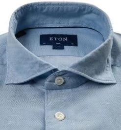 ETON Hemd 1000/02073/25 Slim Fit, Seide-Baumwolle, Hellblau , Hellblau -hemdenverkauf 368862 norm2