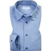 ETON Hemd 1000/02049/23 Slim Fit, Baumwolle-Leinen, Hellblau meliert, Hellblau