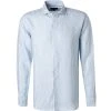 ETON Hemd 1000/02062/21 Slim Fit, Reines Leinen, Blau gestreift, Hellblau