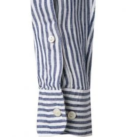ETON Hemd 1000/02062/29 Slim Fit, Reines Leinen, Dunkelblau gestreift, Dunkelblau -hemdenverkauf 368869 norm3