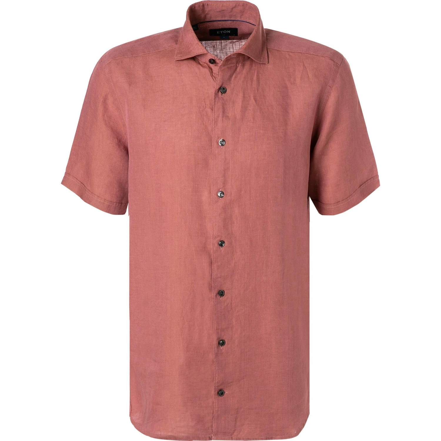ETON Hemd 1000/03066/56 Kurzarmhemd, Slim Fit, Reines Leinen, Rost , Rost 1 ETON Hemd 1000/03066/56 Kurzarmhemd, Slim Fit, Reines Leinen, Rost , Rost