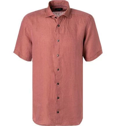 ETON Hemd 1000/03066/56 Kurzarmhemd, Slim Fit, Reines Leinen, Rost , Rost 2 ETON Hemd 1000/03066/56 Kurzarmhemd, Slim Fit, Reines Leinen, Rost , Rost – Bild 2