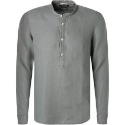 Marc O'Polo Hemd 124 7428 42162/446 Shaped Fit, Reines Leinen, Salbei , Salbei