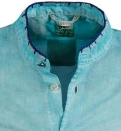 BOB Hemd KOREA450 T/C/turchese Leinen-Baumwolle, Türkis meliert -hemdenverkauf 368928 norm2
