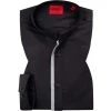 HUGO Hemd Errol 50453519/001 Extra Slim Fit, Baumwolle, Schwarz