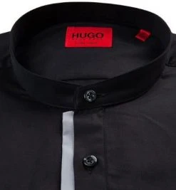HUGO Hemd Errol 50453519/001 Extra Slim Fit, Baumwolle, Schwarz -hemdenverkauf 369126 norm2
