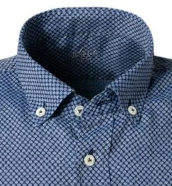 van Laack Hemd Slim Fit 171690/ROYK2-SPOWM/750 Kurzarmhemd, Reines Leinen, Blau gemustert, Blau 6 van Laack Hemd Slim Fit 171690/ROYK2-SPOWM/750 Kurzarmhemd, Reines Leinen, Blau gemustert, Blau -hemdenverkauf 369259 norm2