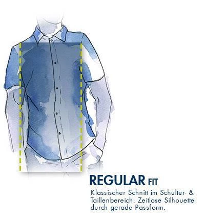 ETERNA Hemd 2456/WS72/16 Kurzarmhemd, Regular Fit, Baumwolle, Blau-weiß gemustert, Blau-weiß 4 ETERNA Hemd 2456/WS72/16 Kurzarmhemd, Regular Fit, Baumwolle, Blau-weiß gemustert, Blau-weiß – Bild 4