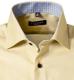 ETERNA Hemd 3270/C15K/71 Kurzarmhemd, Modern Fit, Baumwolle, Pastellgelb, Gelb -hemdenverkauf 369286 norm2