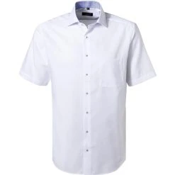 ETERNA Hemd 3270/C15K/00 Kurzarmhemd, Modern Fit, Baumwolle, Weiß