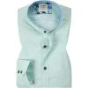 OLYMP Casual Level Five Body Fit 3003/74/45 Hemd, Baumwolle, Grün gestreift, Grün