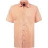 OLYMP Luxor Modern Fit 1209/72/91 Kurzarmhemd, Popeline, Orange gemustert, Orange