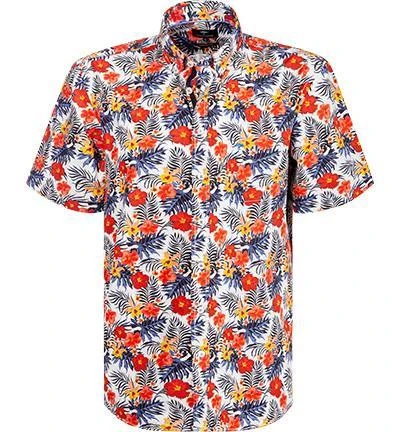 Fynch-Hatton Hemd 1121 8161/8161 Kurzarmhemd, Casual Fit, Baumwolle, Multicolour gemustert, Multicolour 2 Fynch-Hatton Hemd 1121 8161/8161 Kurzarmhemd, Casual Fit, Baumwolle, Multicolour gemustert, Multicolour – Bild 2