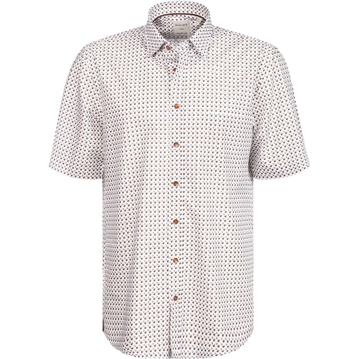 Haupt Hemd 7112828220/40804 Kurzarmhemd, Regular Fit, Baumwolle, Greige-weiß gemustert, Greige-weiß 1 Haupt Hemd 7112828220/40804 Kurzarmhemd, Regular Fit, Baumwolle, Greige-weiß gemustert, Greige-weiß