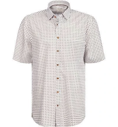 Haupt Hemd 7112828220/40804 Kurzarmhemd, Regular Fit, Baumwolle, Greige-weiß gemustert, Greige-weiß 2 Haupt Hemd 7112828220/40804 Kurzarmhemd, Regular Fit, Baumwolle, Greige-weiß gemustert, Greige-weiß – Bild 2