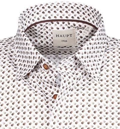 Haupt Hemd 7112828220/40804 Kurzarmhemd, Regular Fit, Baumwolle, Greige-weiß gemustert, Greige-weiß 3 Haupt Hemd 7112828220/40804 Kurzarmhemd, Regular Fit, Baumwolle, Greige-weiß gemustert, Greige-weiß – Bild 3