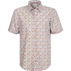 Haupt Hemd 71128218276/40305 Kurzarmhemd, Modern Fit, Baumwolle, Multicolour gemustert, Multicolour