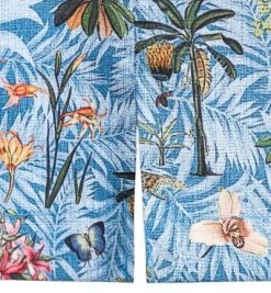 Haupt Hemd 7112898223/40703 Kurzarmhemd, Regular Fit, Baumwolle, Blau gemustert, Blau -hemdenverkauf 369632 norm3