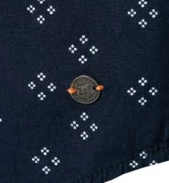 MUSTANG Hemd 1011056/12039 Kurzarmhemd, Regular Fit, Baumwolle, Navy gemustert, Navy -hemdenverkauf 369734 norm3