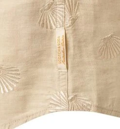 Scotch & Soda Hemd 160786/0217 Relaxed Fit, Leinen, Hellbeige gemustert, Hellbeige 9 Scotch & Soda Hemd 160786/0217 Relaxed Fit, Leinen, Hellbeige gemustert, Hellbeige -hemdenverkauf 369886 norm3
