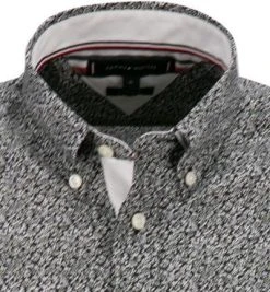 Tommy Hilfiger Hemd MW0MW18873/0GJ Kurzarmhemd, Regular Fit, Popeline, Schwarz-weiß gemustert, Schwarz-weiß 6 Tommy Hilfiger Hemd MW0MW18873/0GJ Kurzarmhemd, Regular Fit, Popeline, Schwarz-weiß gemustert, Schwarz-weiß -hemdenverkauf 370065 norm2
