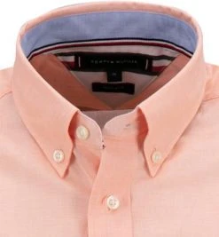 Tommy Hilfiger Hemd MW0MW18870/SO2 Kurzarmhemd, Regular Fit, Popeline, Orange meliert, Rosa -hemdenverkauf 370067 norm2