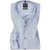 OLYMP Level Five 69EL 2039/79/13 Hemd, Body Fit, Baumwoll-Stretch, Mit extra langen Arm, Rauchblau meliert, Rauchblau