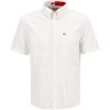 TOMMY JEANS Hemd DM0DM10879/YBR Kurzarmhemd, Relaxed Fit, Popeline, Weiß