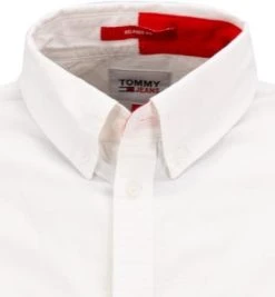 TOMMY JEANS Hemd DM0DM10879/YBR Kurzarmhemd, Relaxed Fit, Popeline, Weiß -hemdenverkauf 370171 norm2