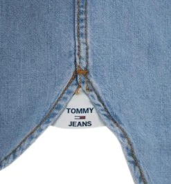 TOMMY JEANS Jeanshemd DM0DM10880/1AB Classic Fit, Bio Baumwolle, Jeansblau -hemdenverkauf 370176 norm3