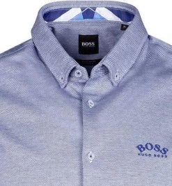 BOSS Hemd Biadia 50452428/438 Kurzarmhemd, Regular Fit, Baumwolle, Hellblau -hemdenverkauf 370193 norm2