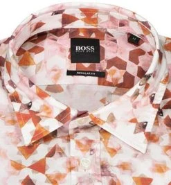 BOSS Hemd Relegant 50448092/680 Regular Fit, Baumwolle, Pastellpink-rost gemustert, Pastellpink-rost 6 BOSS Hemd Relegant 50448092/680 Regular Fit, Baumwolle, Pastellpink-rost gemustert, Pastellpink-rost -hemdenverkauf 370414 norm2