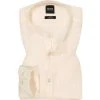 BOSS Hemd Rolfo 50456278/118 Slim Fit, Reines Leinen, Ecru, Weiß