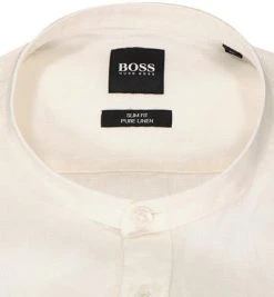 BOSS Hemd Rolfo 50456278/118 Slim Fit, Reines Leinen, Ecru, Weiß -hemdenverkauf 370837 norm2