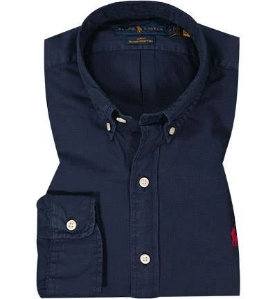 Polo Ralph Lauren Hemd 710794604/001 Slim Fit, Twill, Navy 2 Polo Ralph Lauren Hemd 710794604/001 Slim Fit, Twill, Navy – Bild 2